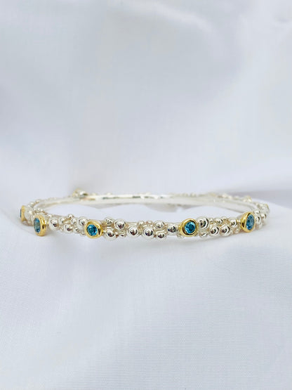 Aquamarine Bangle