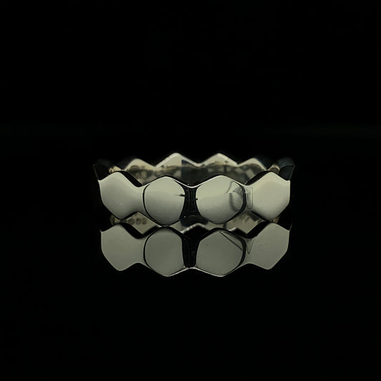 Silver Hex Bands