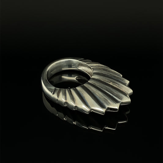 Sculptural Fan Ring