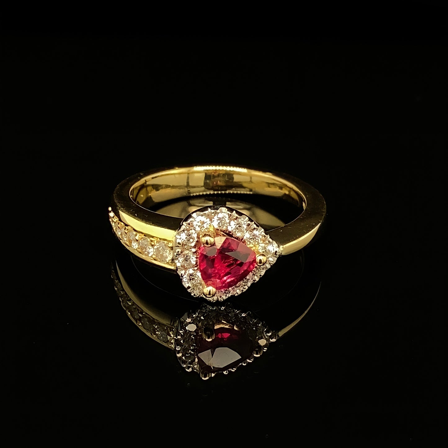 Pigeon Blood Ruby Ring