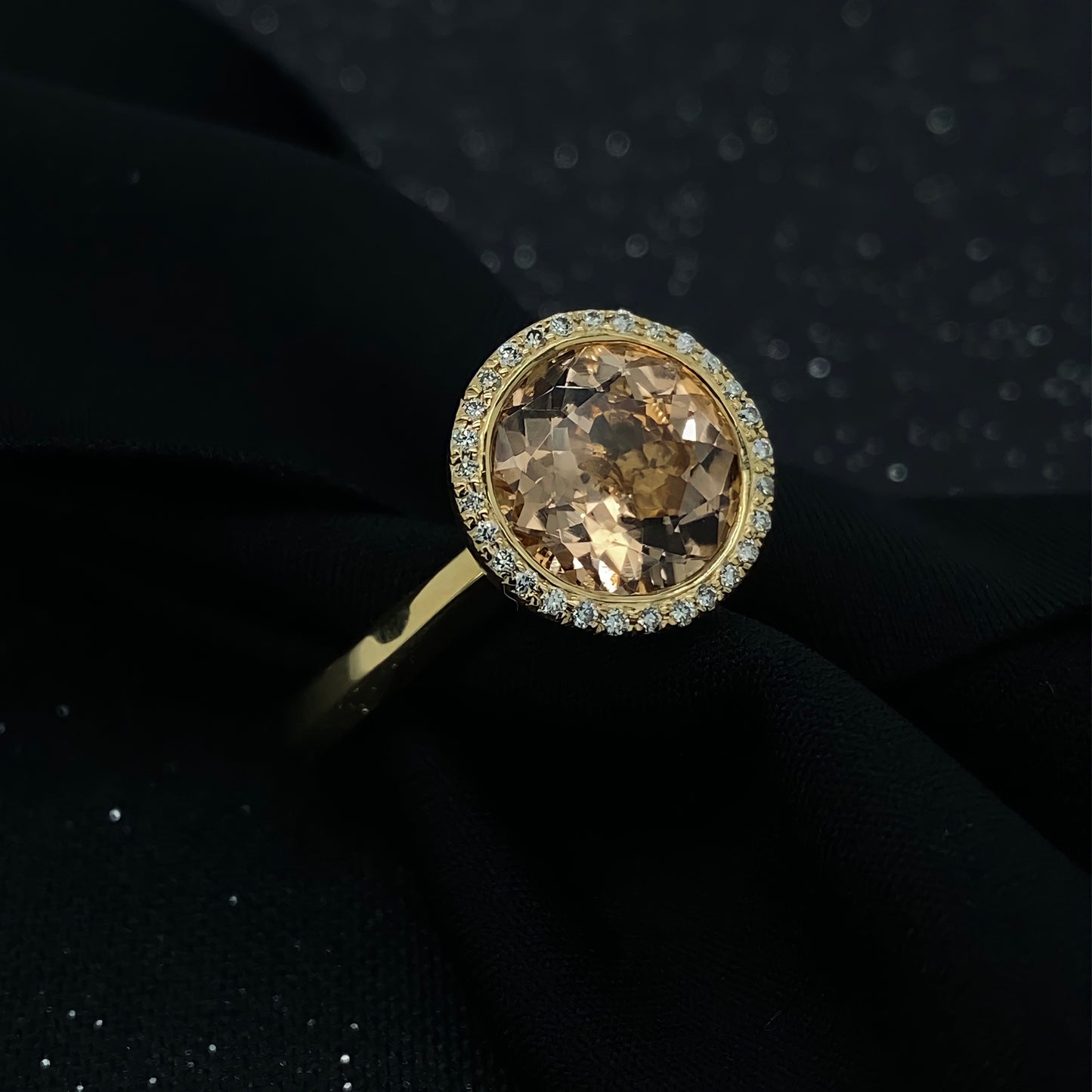 Morganite Jupiter Ring