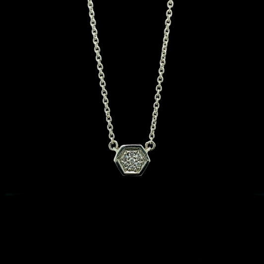 Diamond Hex Necklace