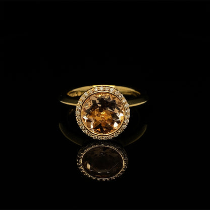 Morganite Jupiter Ring