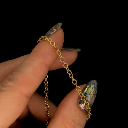 Close Trace Chain in Yellow Gold