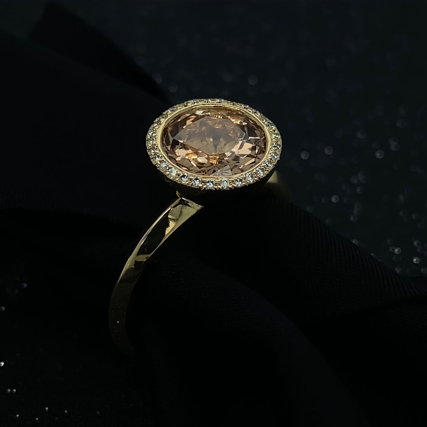 Morganite Jupiter Ring