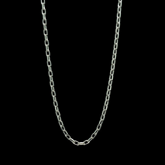 Silver Filed Trace Chain